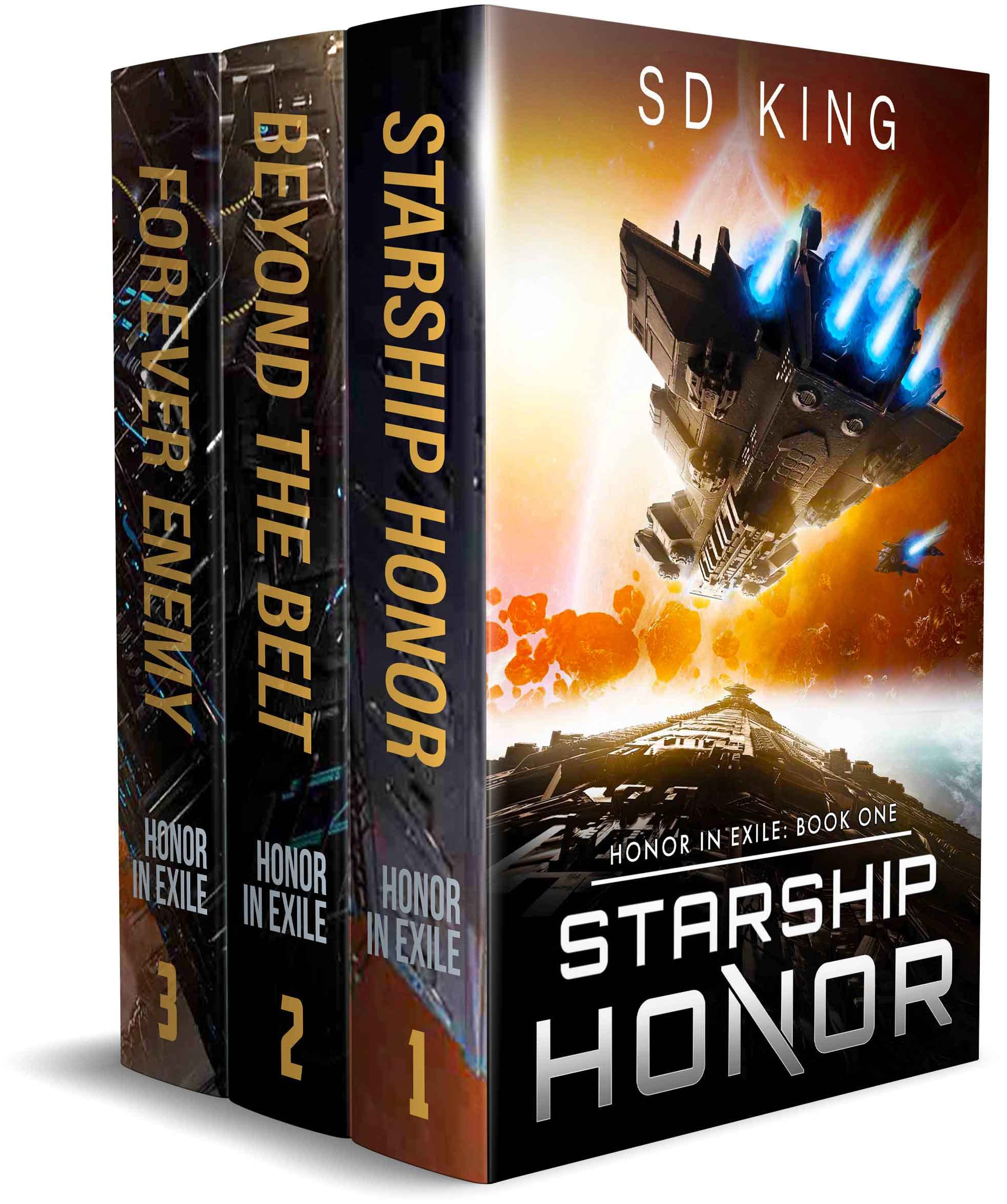Honor in Exile: Books 1-3: Starship Honor, Beyond the Belt, Forever Enemy (Kindle Edition)