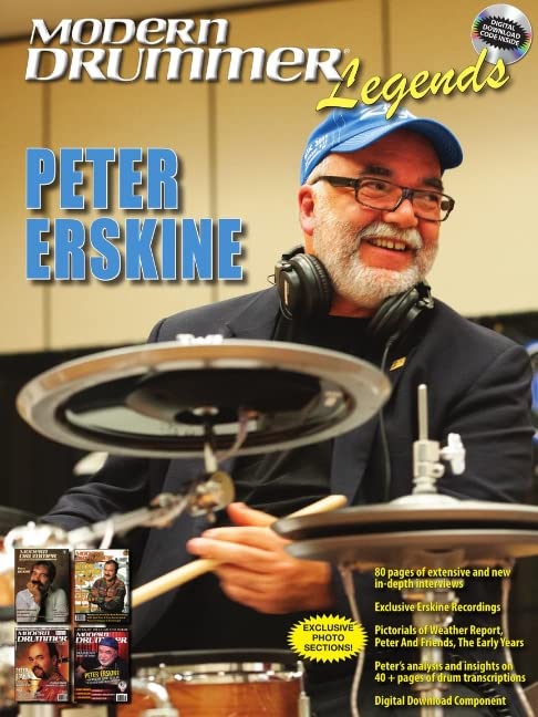 Modern Drummer Legends: Peter Erskine - Book with exclusive Erskin recordings, interviews and photos (Paperback)