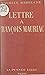 Lettre à François Mauriac