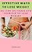 Effective Ways To Lose Weight  by Victor Ajayi