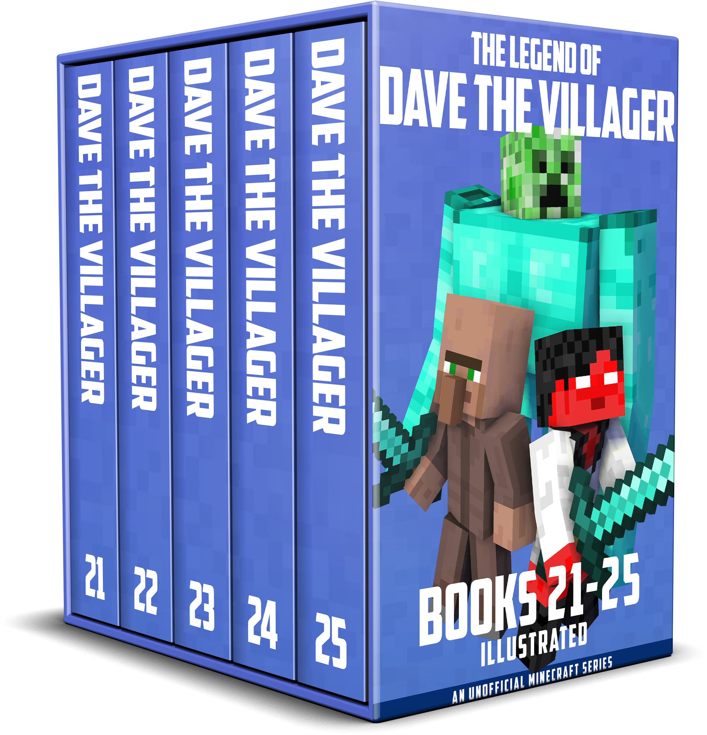 The Legend of Dave the Villager Books 21–25: an unofficial Minecraft series (Dave the Villager Collections Book 5)