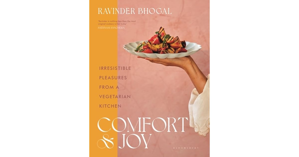 Book giveaway for Comfort and Joy Irresistible Pleasures from a Vegetarian Kitchen by Ravinder