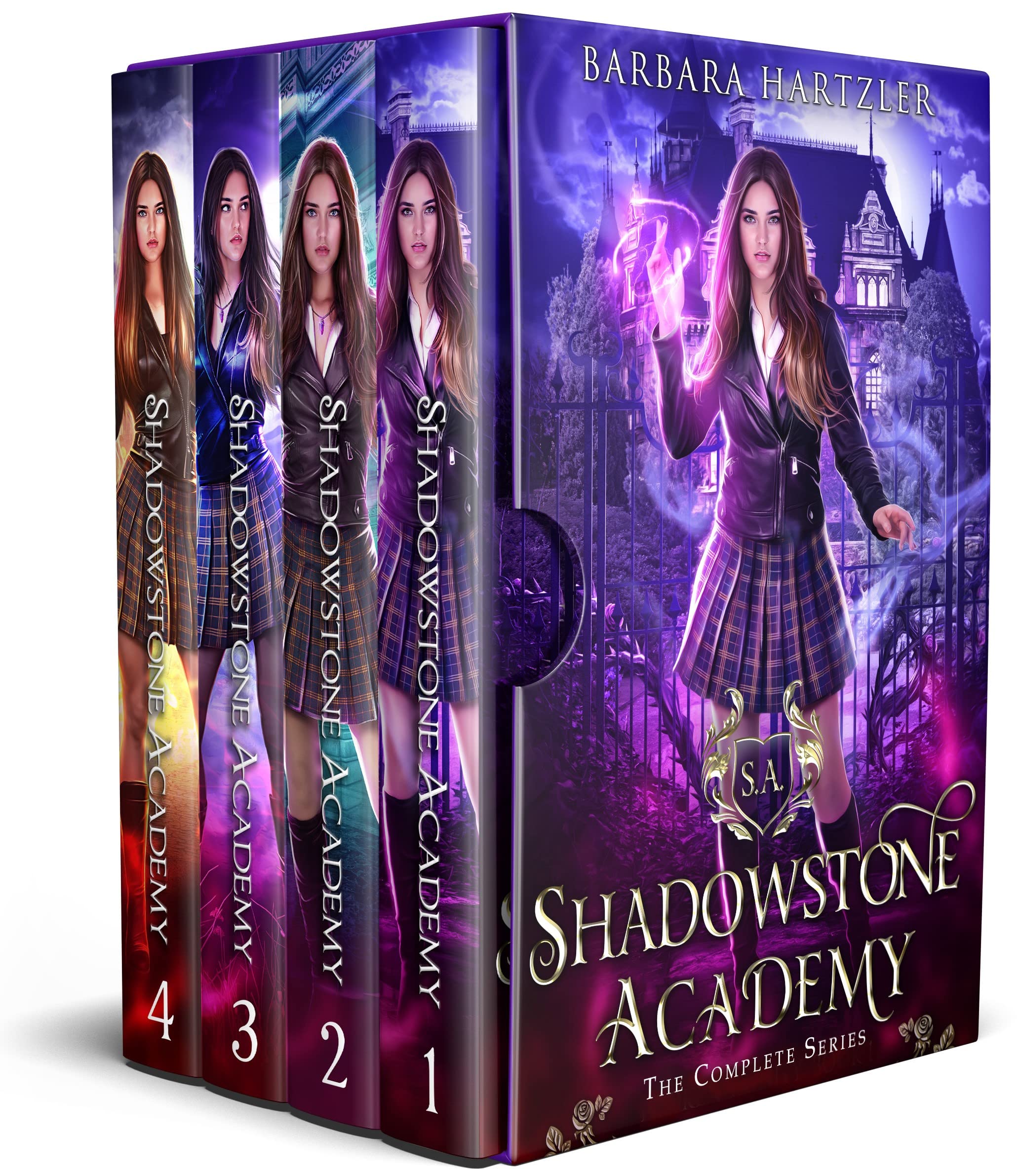 Shadowstone Academy Boxset: The Complete Series (Books 1-4) (Sacred Stones Universe Academy Series Book 2)
