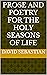 Prose and Poetry for the Holy Seasons of Life by David Sebastian