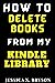 How to Delete Books From My...