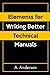Elements for Writing Better...