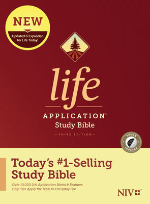 NIV Life Application Study Bible, Third Edition (Hardcover, Indexed) Tyndale NIV Bible with Thumb Index, Updated Notes and Features, Full Text New International Version