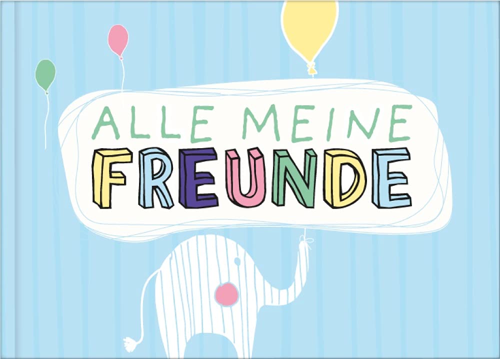 Alle meine Freunde | Hochwertiges Freundebuch für Mädchen und Jungen zum Ausfüllen und Ausmalen im DIN A5-Format: | Poesiealbum für Kinder in der Schule und Kindergarten mit fröhlichen Tieren (Paperback)