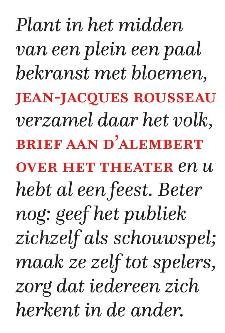 Brief aan d'Alembert over het theater