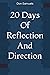 20 Days Of Reflection and Direction