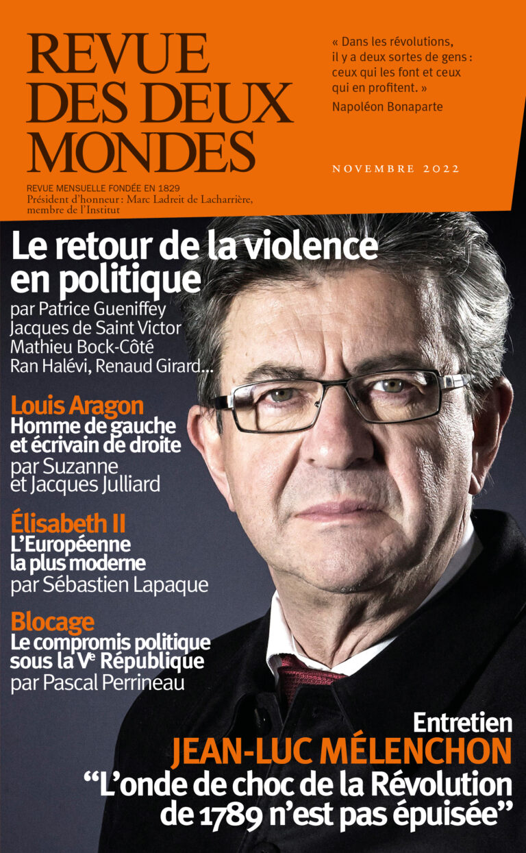 Revue des Deux Mondes novembre 2022: Le retour de la violence en politique