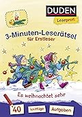 Leseprofi Rätselblock Lesen lernen 1. Klasse: 3-Minuten-Leserätsel für Erstleser - Es weihnachtet sehr