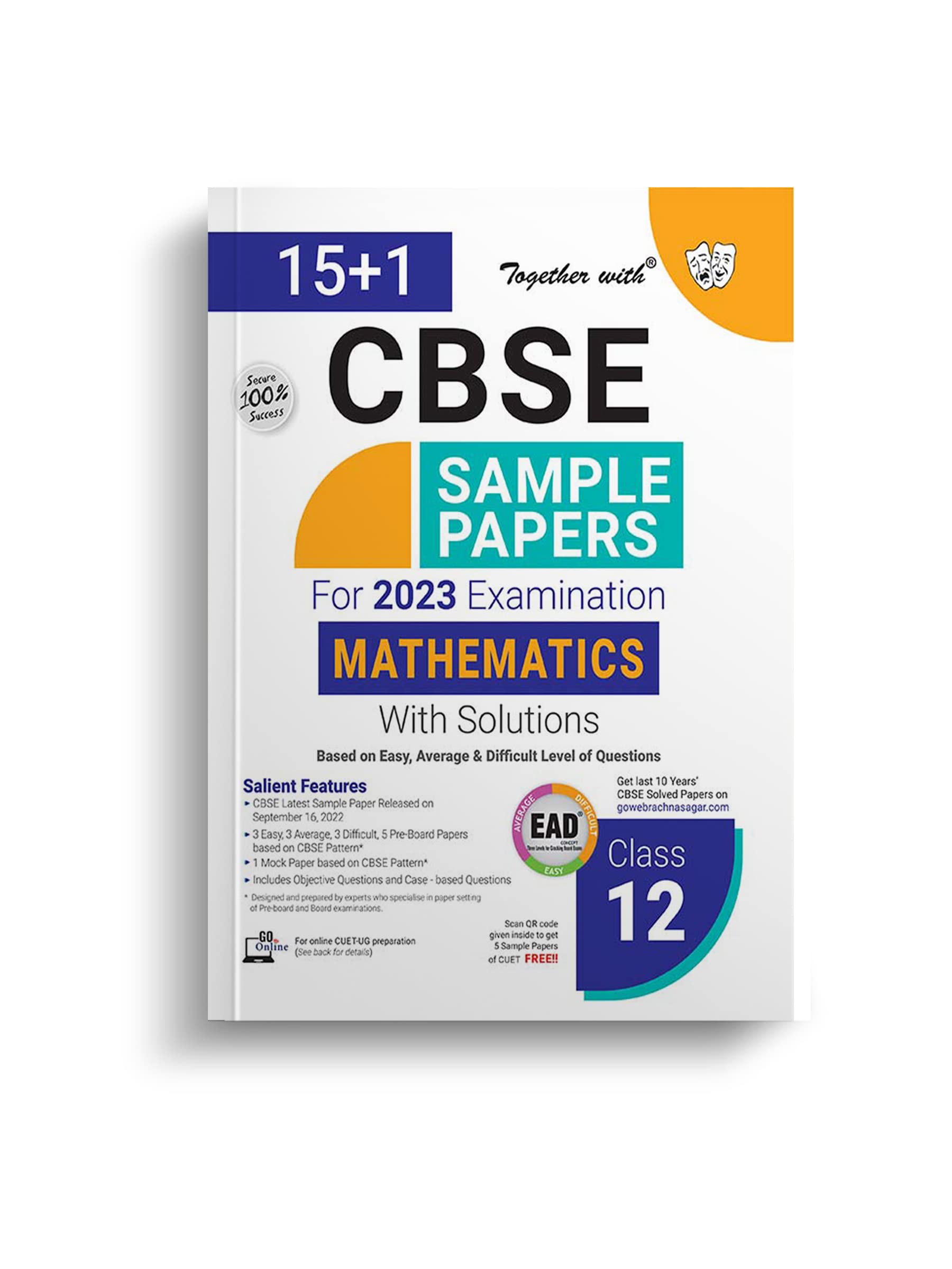 Together With CBSE Class 12 Sample Papers ( EAD ) Mathematics for 2023 Board Exam