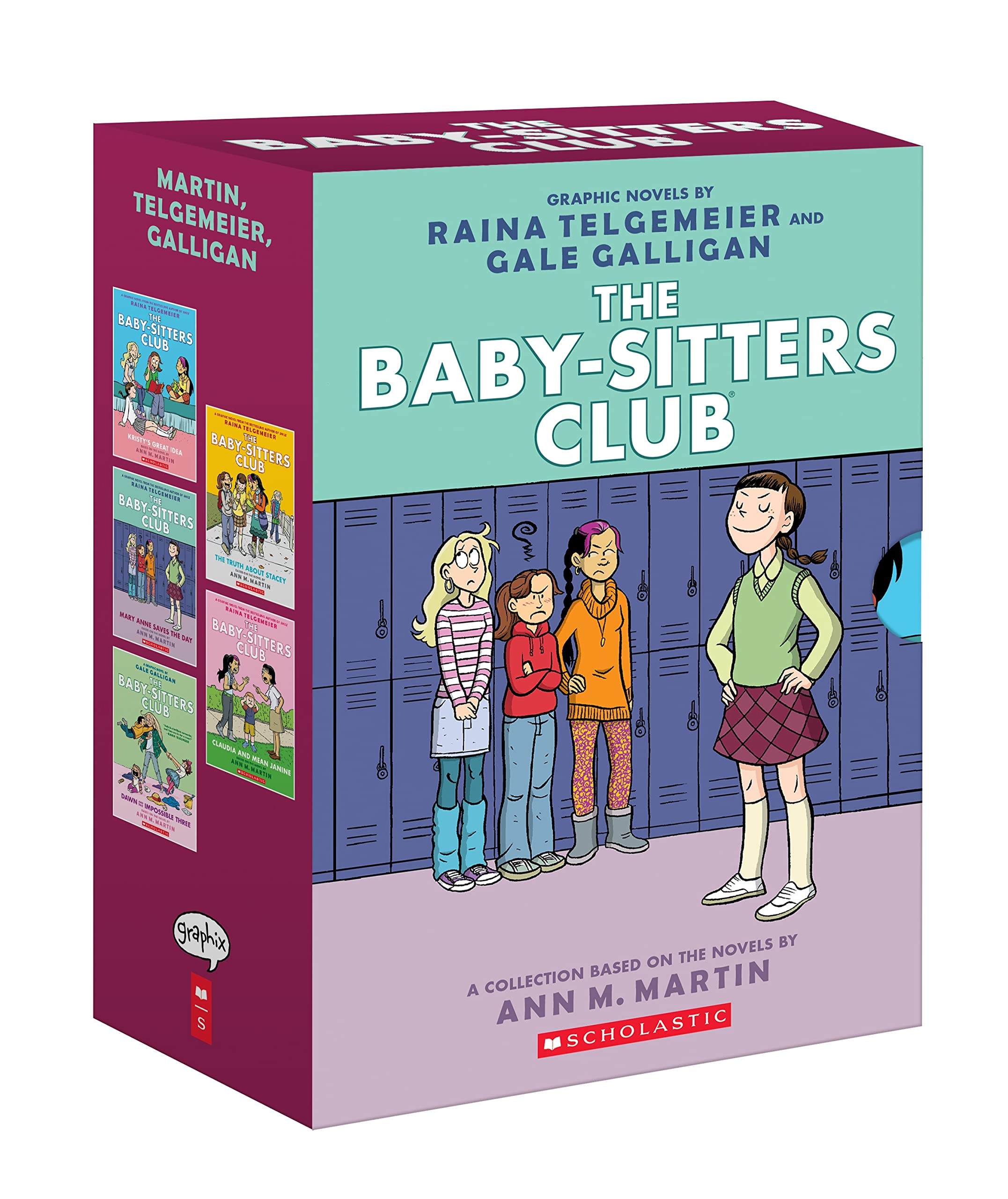 The Baby-Sitters Club: 5-Book Graphic Novel Boxed Set (Paperback)