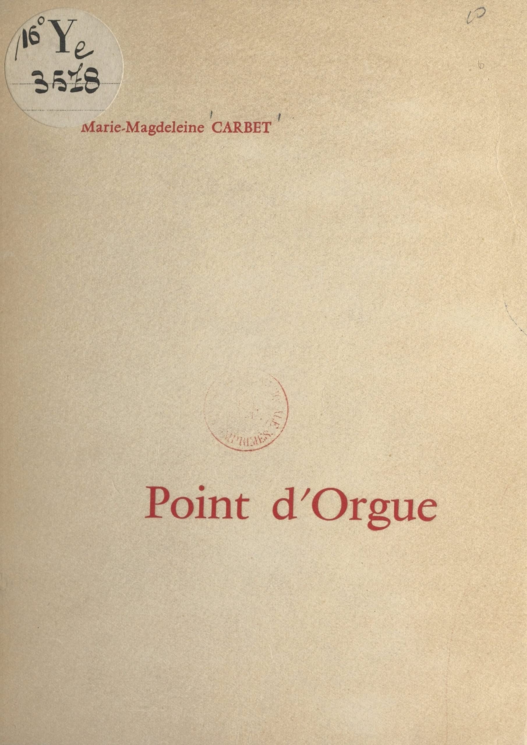 Point d'orgue (French Edition)