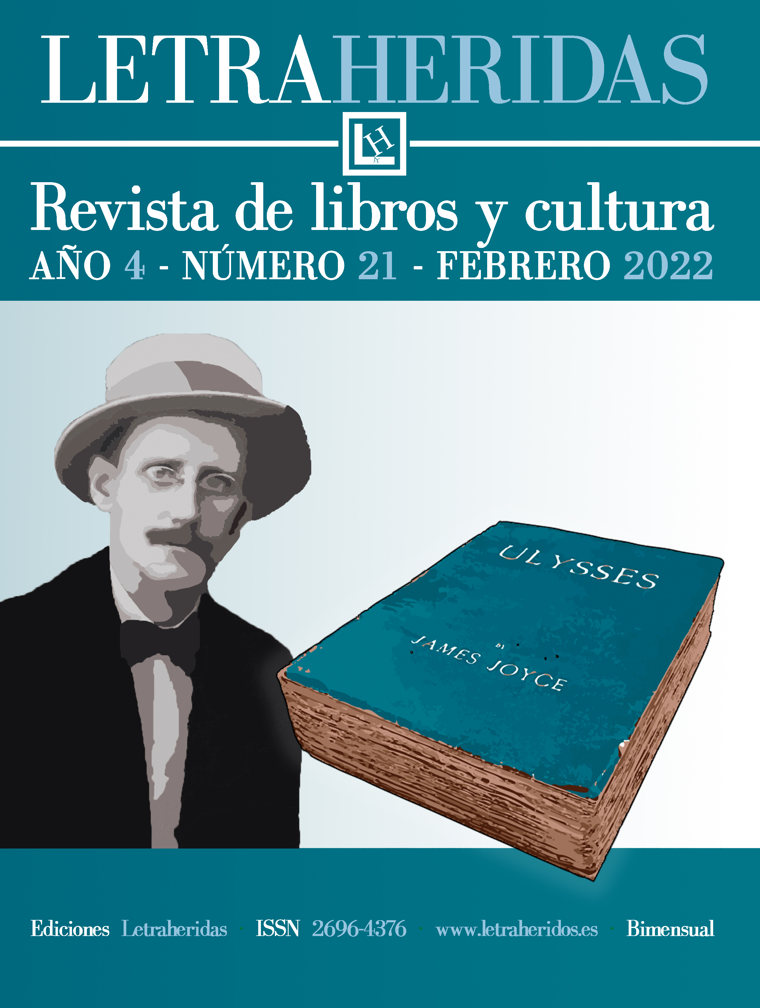 Revista Letraheridas. Año 4. Número 21. Febrero 2022: Revista de libros y cultura. (Spanish Edition)