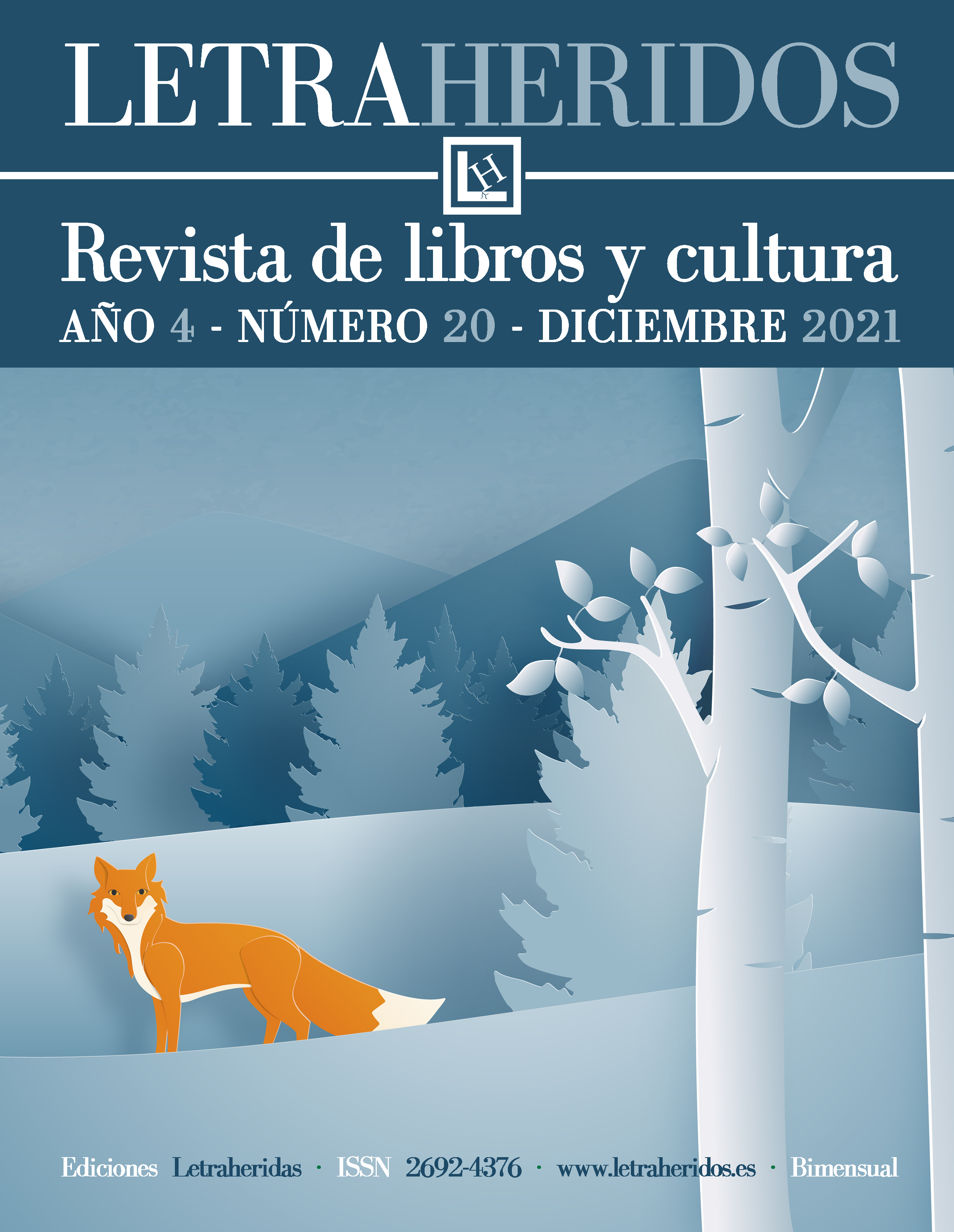 Revista Letraheridos. Año 4. Número 20. Diciembre 2021: Revista de libros y cultura. (Spanish Edition)