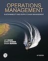 Operations Management: Sustainability and Supply Chain Management