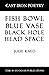 FISH BOWL BLUE VASE BLACK H...