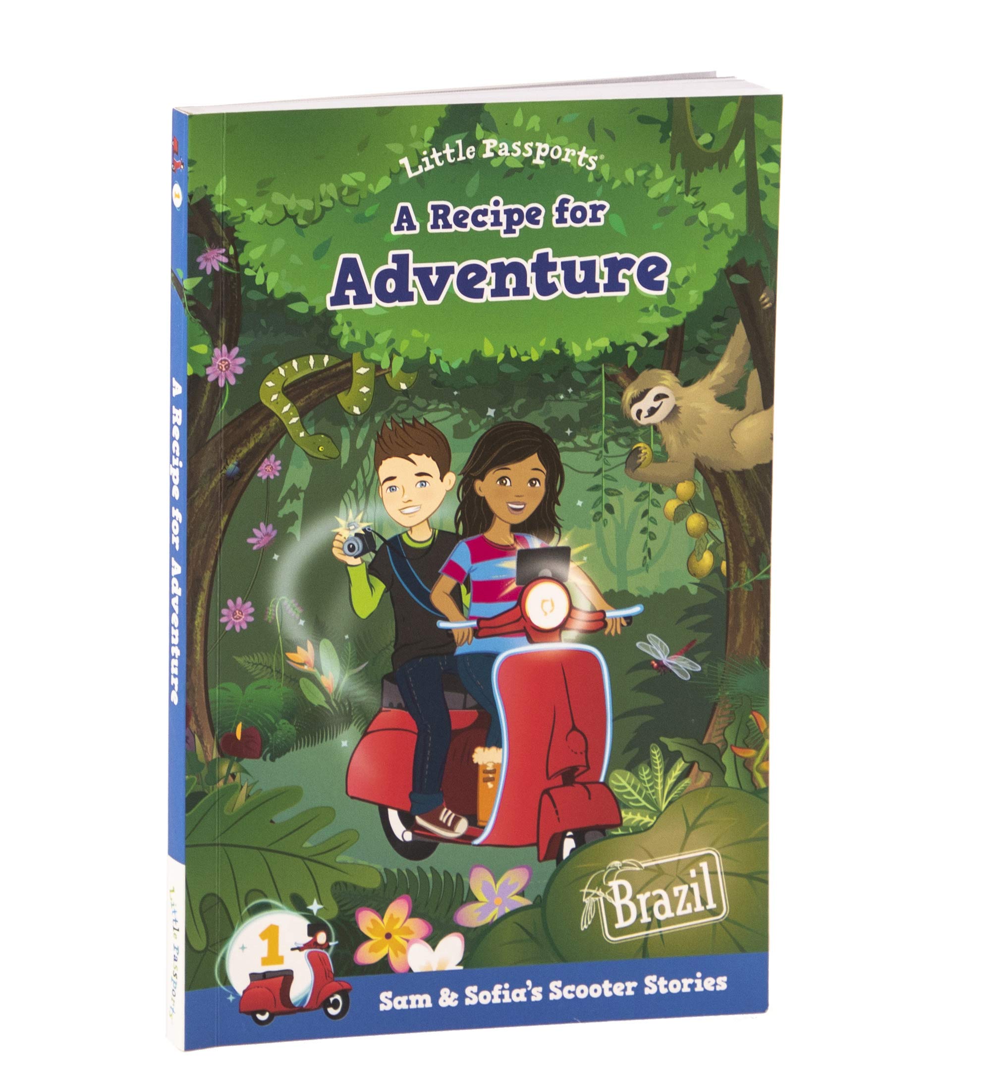 A Recipe for Adventure: Brazil (Sam & Sofia's Scooter Stories, #1)