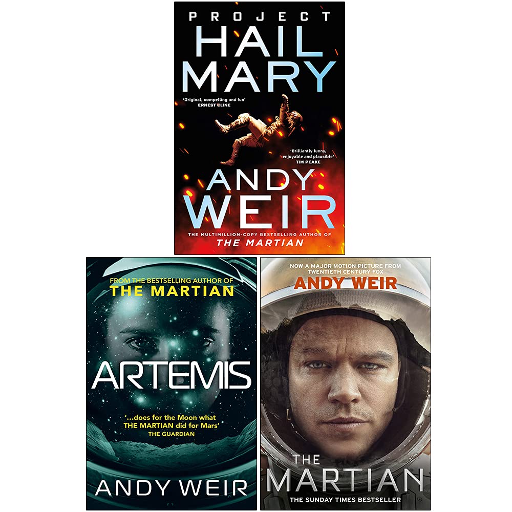 Project Hail Mary / Artemis/ The Martian (Paperback)