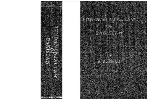 The Fundamental Law of Pakistan: