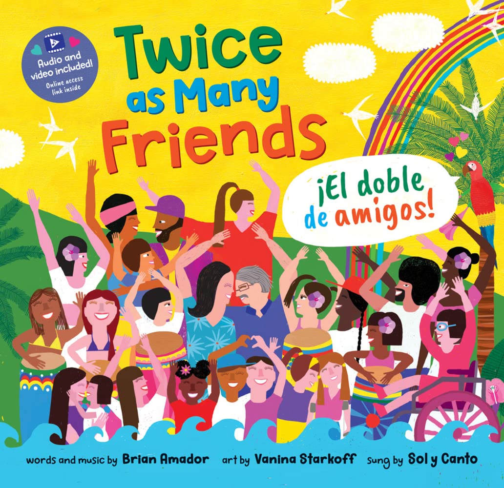 Twice as Many Friends / El doble de amigos (Barefoot Singalongs) (English and Spanish Edition)
