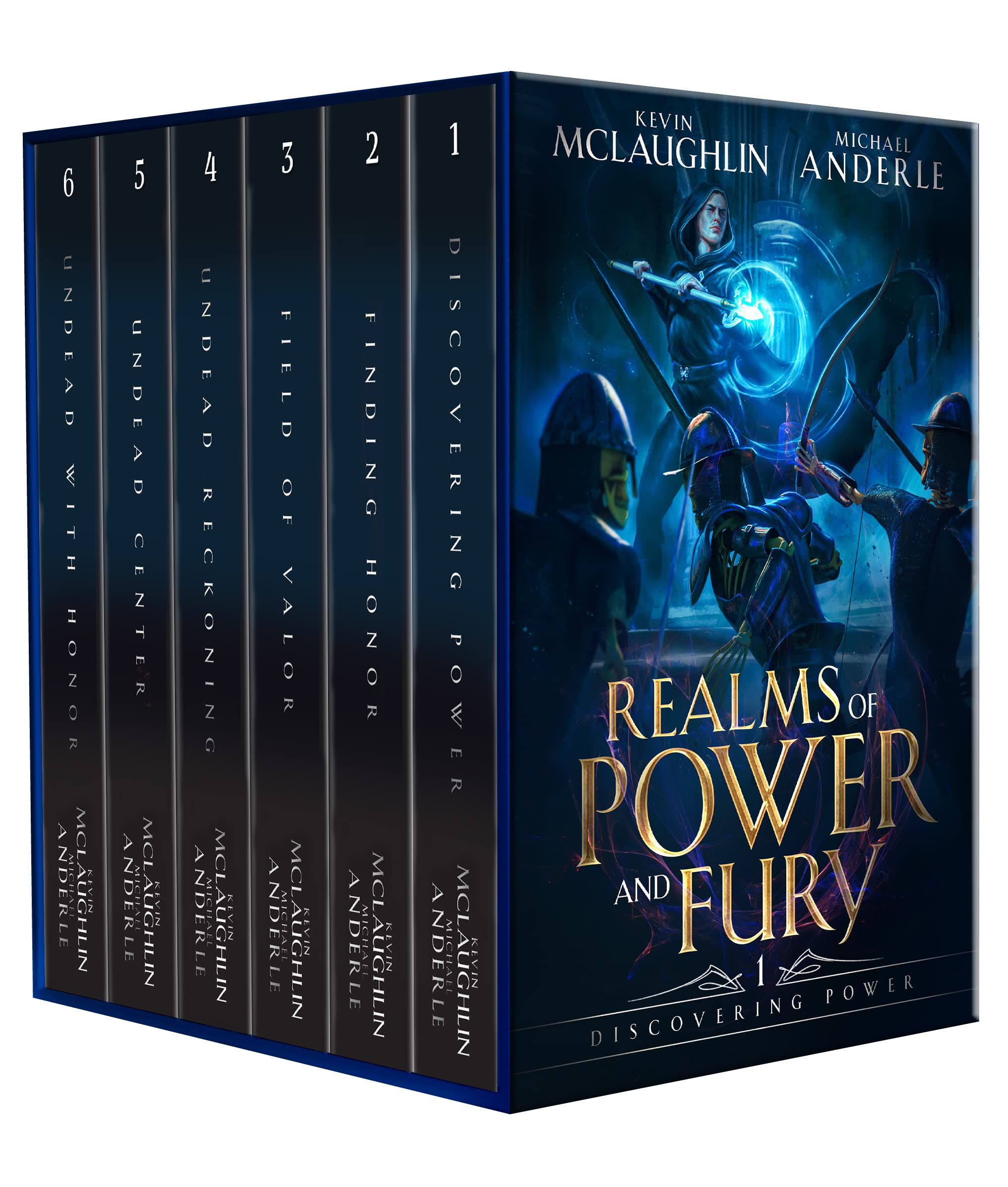 Realms of Power and Fury Complete Series Boxed Set: A LitRPG Adventure (Kindle Edition)