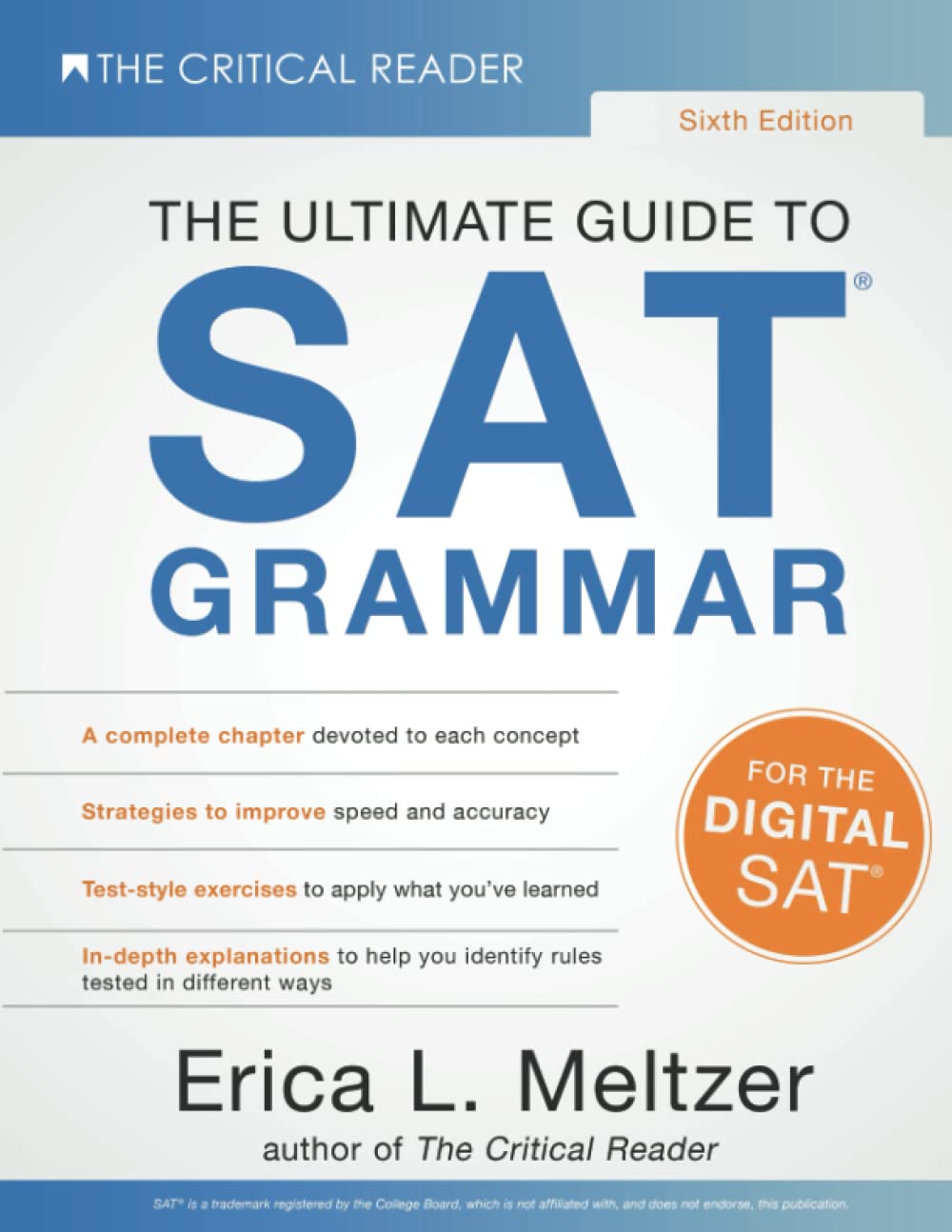 Sixth Edition, The Ultimate Guide to SAT® Grammar (Paperback)