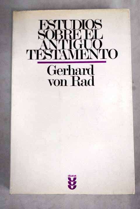 Estudios sobre el Antiguo Testamento (Paperback)