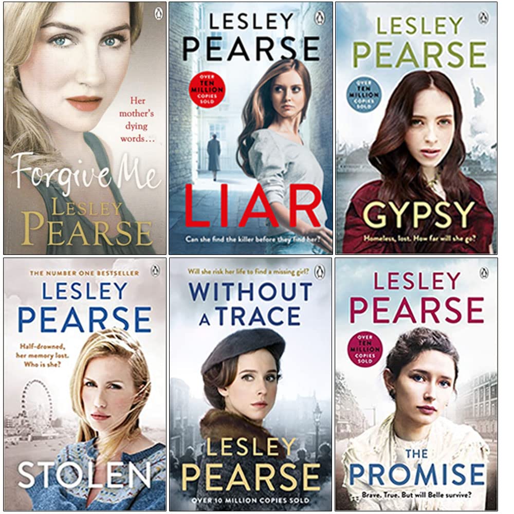 Lesley Pearse 6 Books Collection Set ( Forgive Me, Liar, Gypsy, Stolen, Without a Trace, The Promise)