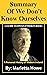 SUMMARY AND ANALYSIS OF Fintan O'Toole's Book We Don't Know O... by Marietta Howe
