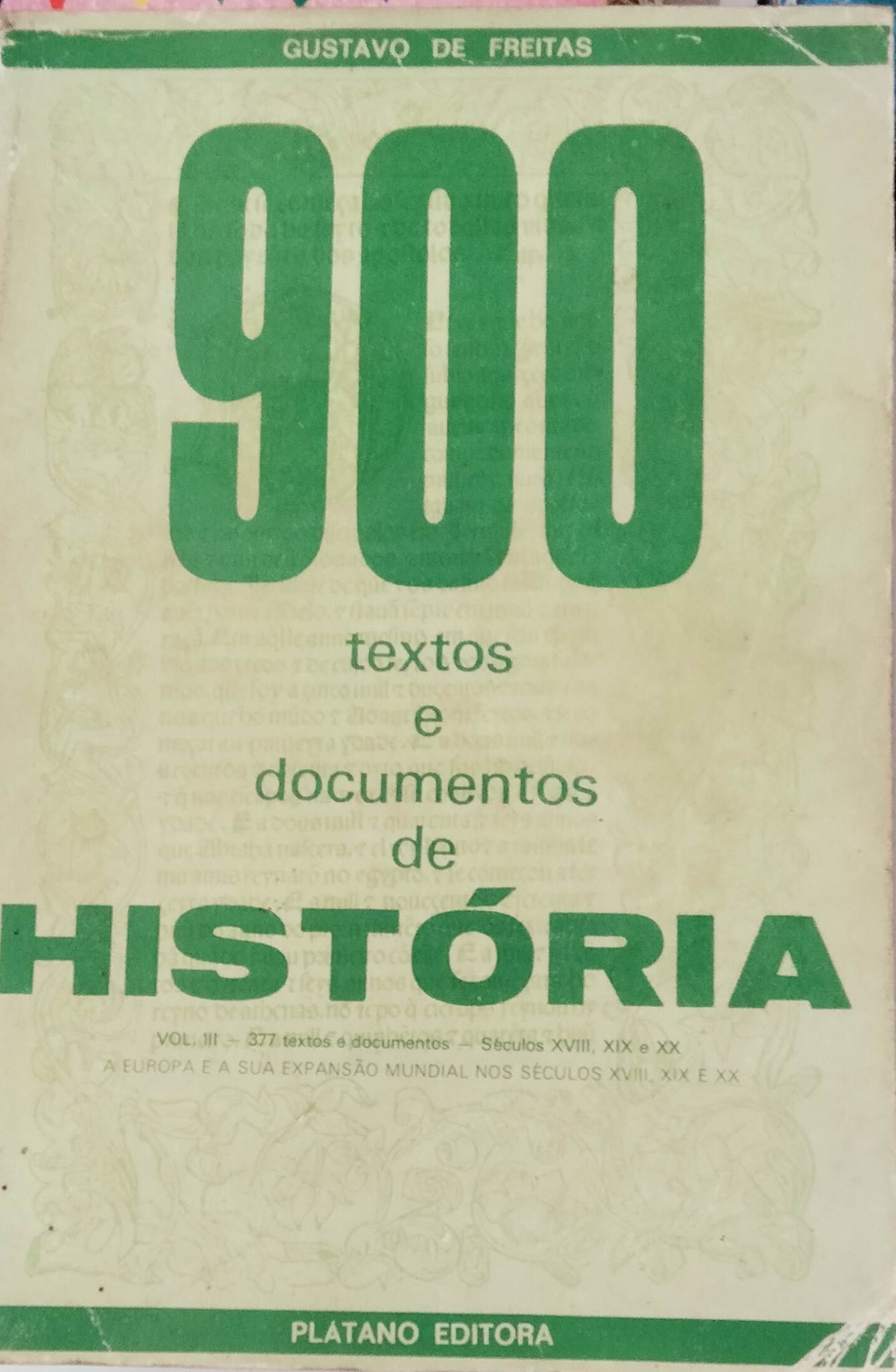 900 textos e documentos de história