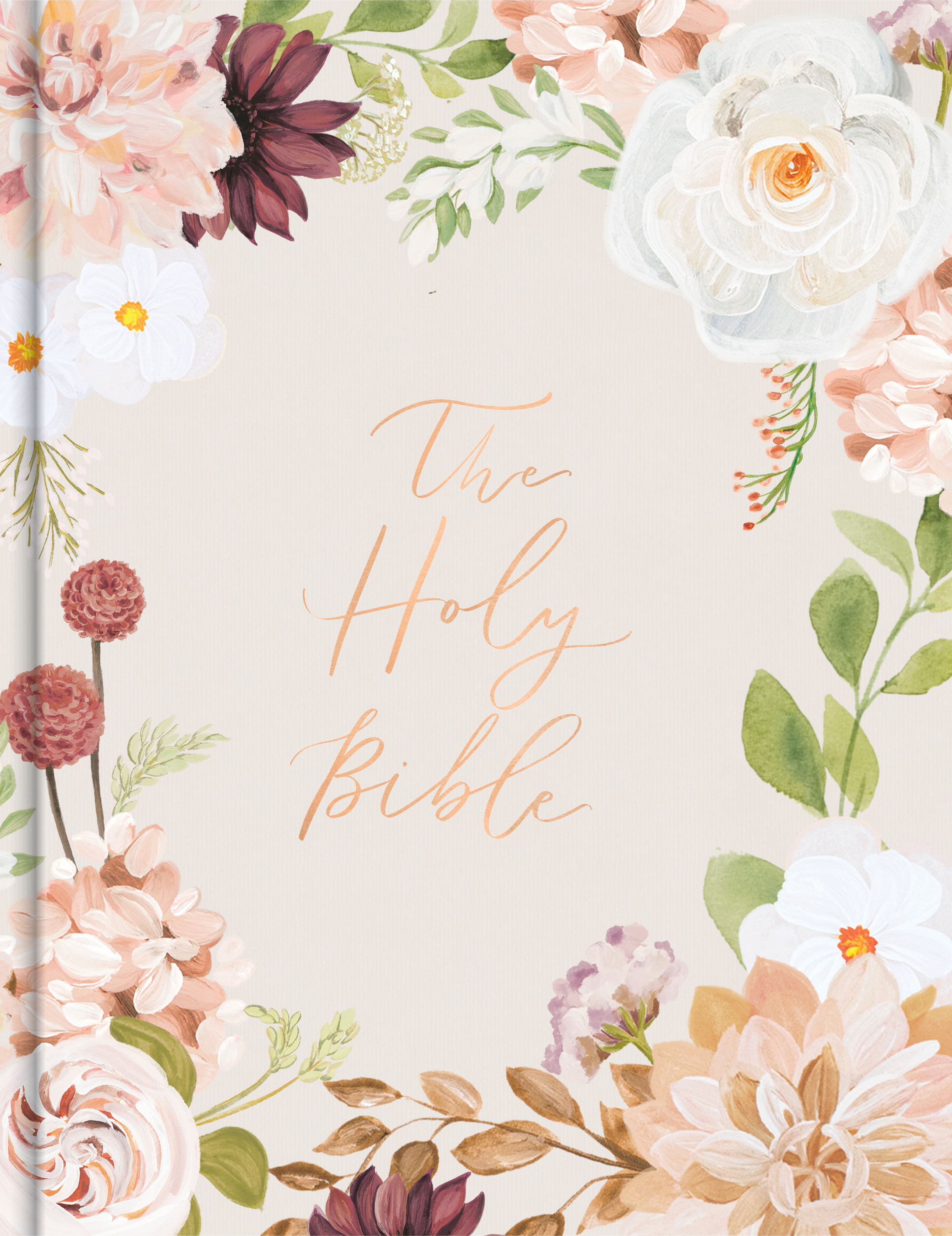 KJV Notetaking Bible, Large Print Hosanna Revival Edition, Blush Cloth Over Board, KJV Holy Bible, Red Letter, Single-Column, Journaling Space, Reading Plan, Easy-to-Read Bible Slab Type