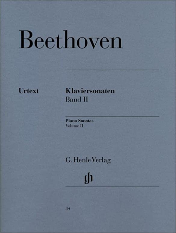 Beethoven: Klaviersonaten Band II (Ausgabe ohne Fingersatz) - G. Henle Verlag (G. Henle Verlag: Beethoven Klaviersonaten #2)