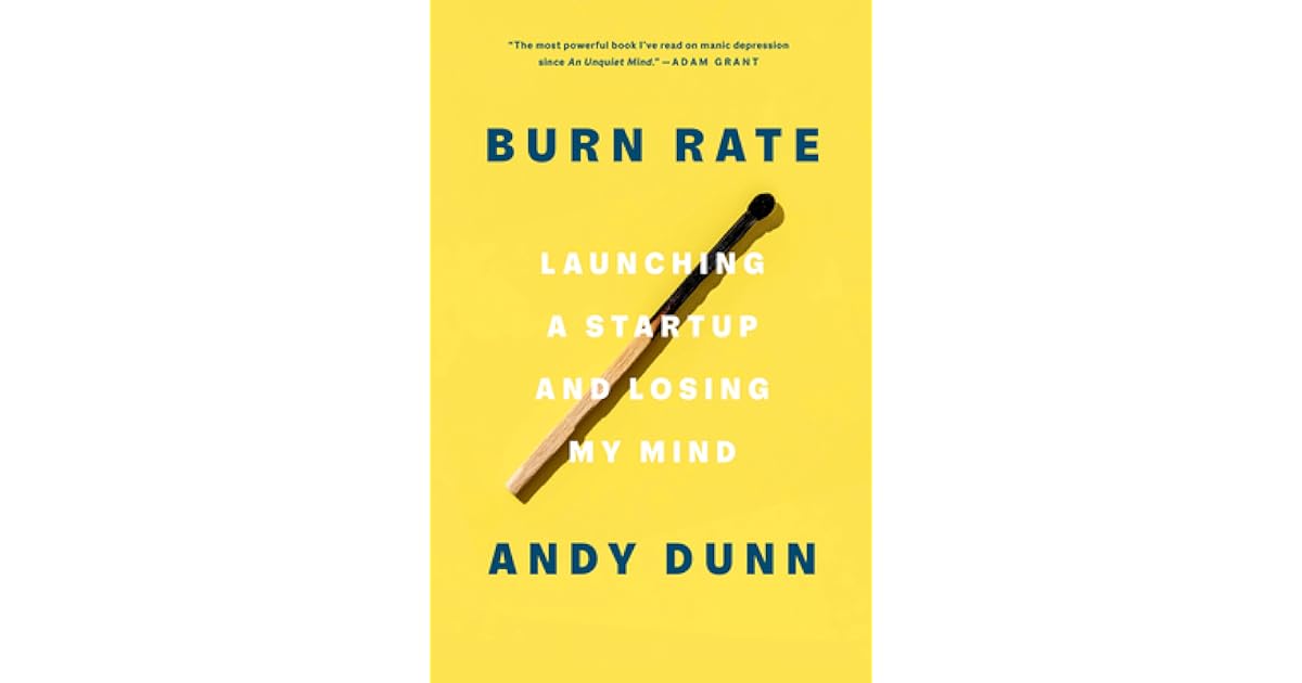 Book giveaway for Burn Rate Launching a Startup and Losing My Mind by