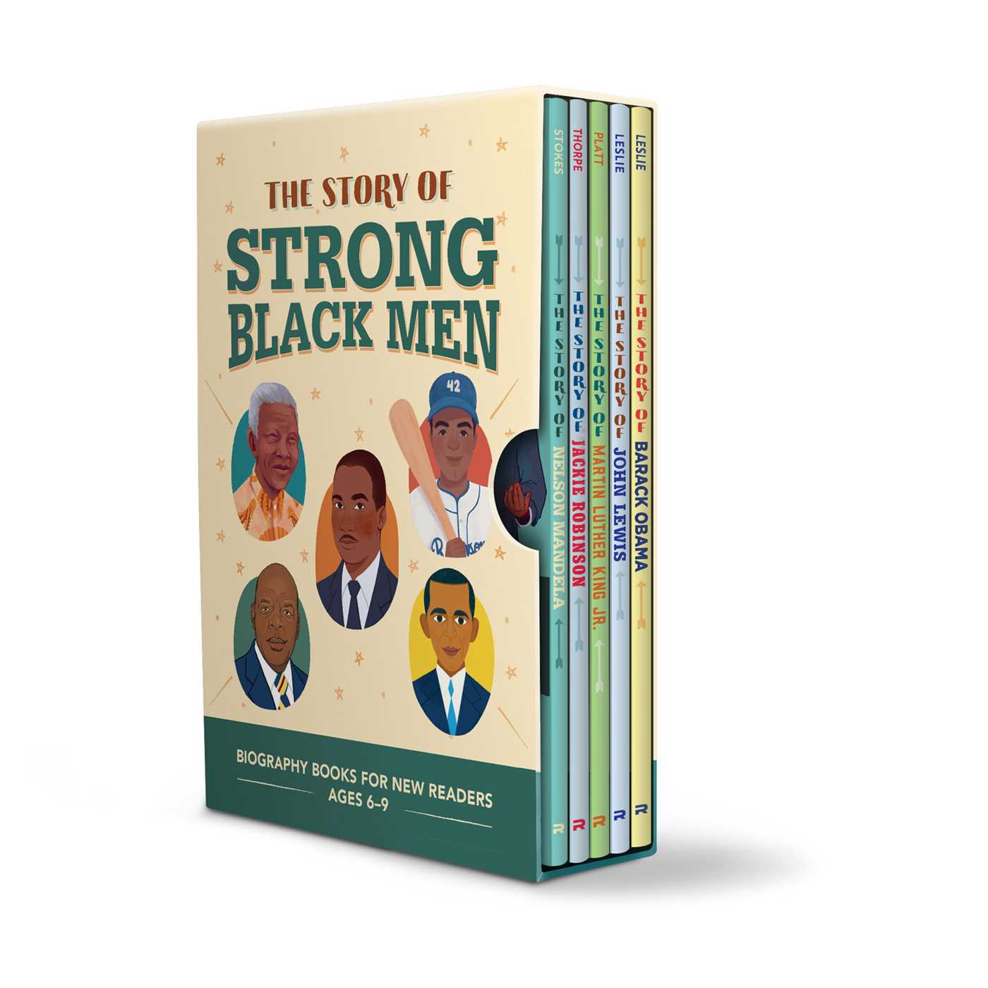 The Story of Strong Black Men 5 Book Box Set: Biography Books for New Readers Ages 6-9