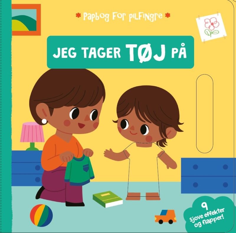 Jeg tager tøj på (Board Book)