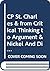 CP St. Charles & From Critical Thinking to Argument & Nickel and Dimed