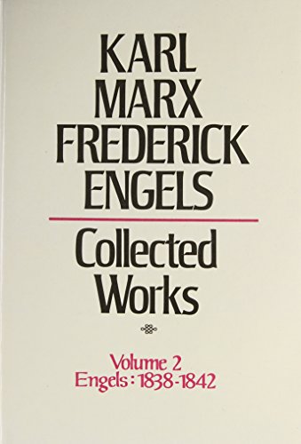 Collected Works Volume 2, Engels: 1838–42 (Hardcover)