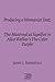 Producing A Womanist Text: The Maternal As Signifier In Alice Walker's The Color Purple