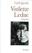 Violette Leduc (French Edition)