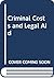 Criminal costs and legal aid,