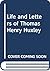 Life and Letters of Thomas Henry Huxley