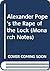 Alexander Pope's The Rape of the Lock (Monarch Notes)