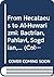 From Hecataeus to Al-Huwarizmi: Bactrian, Pahlavi, Sogdian,... (Collection of the Sources for the History of Pre-Islamic Central Asia, Series I. Vol) (English, French and German Edition)