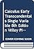 Calculus Early Transcendentals Single Variable 8th Edition Wiley Plus Set (Wiley Plus Products)
