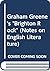 Brighton rock (Graham Greene) (Notes on English literature, 40)