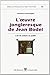 OEUVRE JONGLERESQUE DE JEAN BODEL (L') N.10