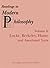 Readings In Modern Philosophy, Volume 2: Locke, Berkeley, Hume and Associated Texts